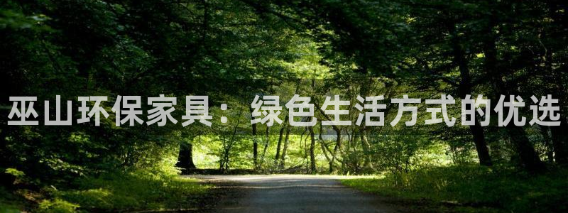 杏耀平台客服：巫山环保家具：绿色生活方式的优选