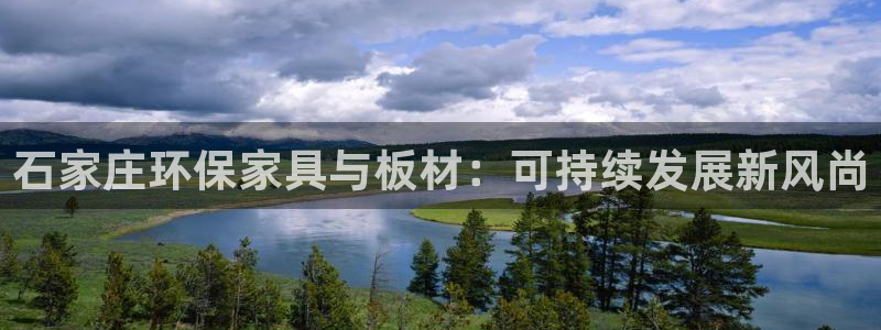 杏耀网页手机登录：石家庄环保家具与板材：可持续发展新风尚
